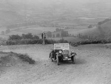 Morris Minor competing in the Barnstaple Trial, c1935. Artist: Bill Brunell