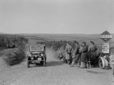 Morris of HG Smith, MCC Lands End Trial, summit of Beggars Roost, Devon, 1933. Artist: Bill Brunell