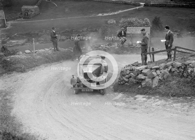 Morris of SE Newton competing in the MCC Edinburgh Trial, 1930. Artist: Bill Brunell.