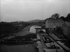 Morris and Essex Canal at Waterloo, N.J., c1900. Creator: Unknown