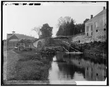 Morris and Essex canal, Boonton, N.J., between 1890 and 1901. Creator: Unknown