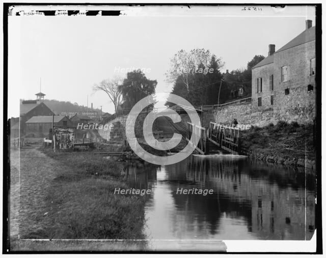 Morris and Essex canal, Boonton, N.J., between 1890 and 1901. Creator: Unknown.