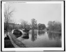 Morris and Essex Canal, N.J., near Mountain View, between 1890 and 1901. Creator: Unknown