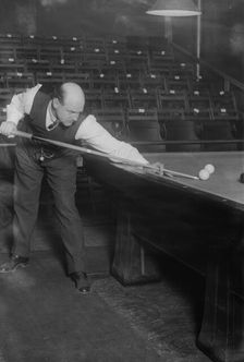 Morris Brown -- playing pool, between c1910 and c1915. Creator: Bain News Service