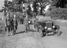 Morris Cowley 1548 cc. Vehicle Reg. No. YU3263. Event Entry No: 30. Place: . F.A.N.Y. Trial/Rally Artist: Bill Brunell