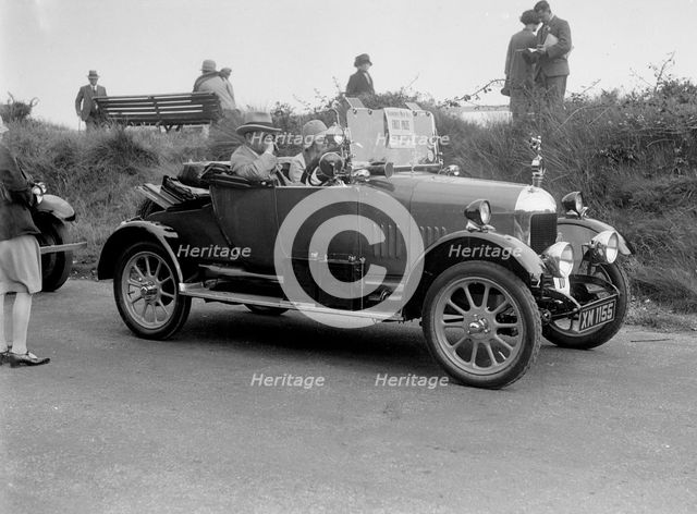 Morris Cowley, winner of the Concours d'Elegance, Class 1, Bournemouth Rally, 1928 Artist: Bill Brunell.