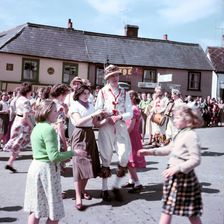 Morris dancers at a carnival, c1960s. Creator: Arthur Charles Kirby Ware