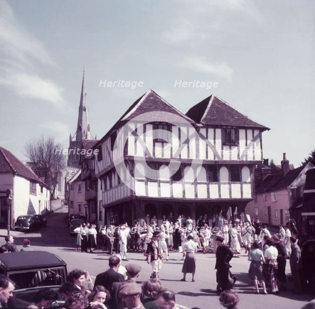 Morris dancing, Thaxted, Essex, c1955. Creator: Arthur Charles Kirby Ware.