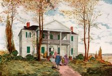 Morris-Jumel Mansion, Washington Heights, c18th century (1921).Artist: James Preston