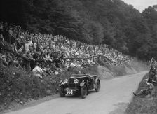 Morris special of Barbara Skinner at the MAC Shelsley Walsh Hill Climb, Worcestershire, 1932. Artist: Bill Brunell