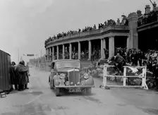 Morris Twenty of RA Bishop competing in the Blackpool Rally, 1936. Artist: Bill Brunell