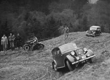 Morris Twelve of PK Potter competing in the MCC Edinburgh Trial, Roxburghshire, Scotland, 1938. Artist: Bill Brunell
