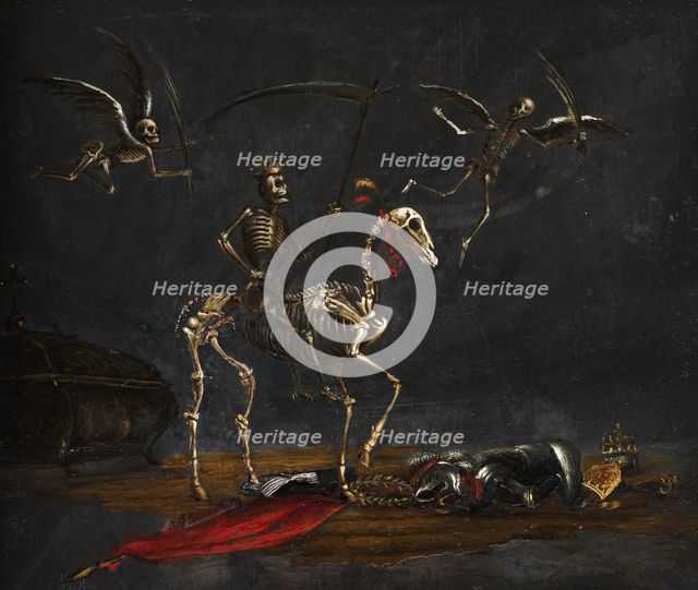 Mors Triumphans (Death Triumphant), First Half of 17th cen. Creator: Leonard Bramer.