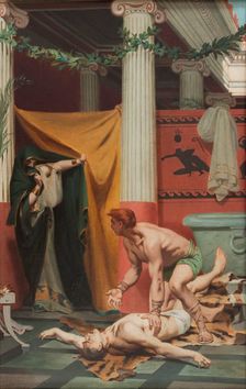 Mort de l'empereur Commode, 1879. Creator: Fernand Pelez