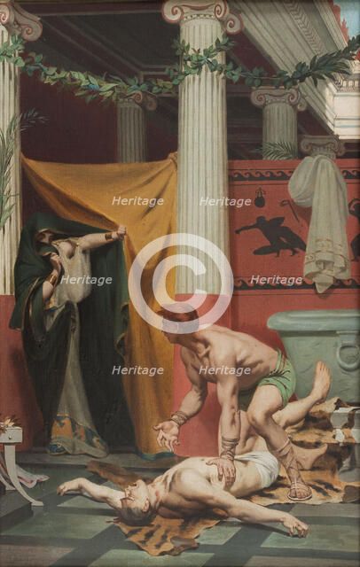 Mort de l'empereur Commode, 1879. Creator: Fernand Pelez.