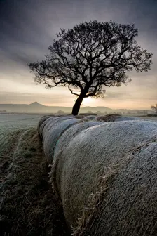 Morton Carr and Roseberry Topping, North Yorkshire, 2008. Artist: Mike Kipling