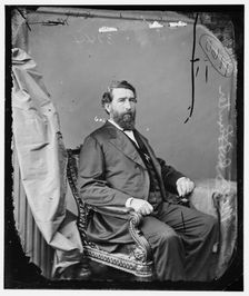Morton Craig Hunter of Indiana, 1865-1880. Creator: Unknown