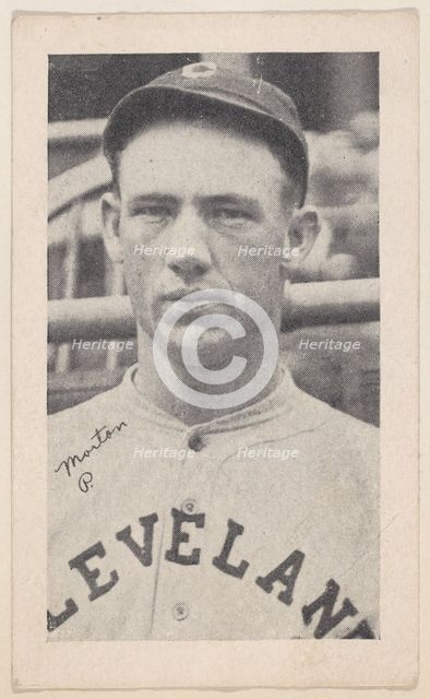 Morton, P., from Baseball strip cards (W575-2), ca. 1921-22. Creator: Unknown.