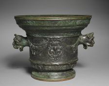 Mortar, 1712. Creator: Georgius Mazzochus (Italian)