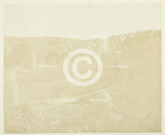 Mortar Battery, 1855. Creator: James Robertson.