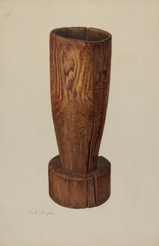 Mortar, c. 1940. Creator: Charles Garjian