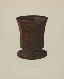 Mortar, c. 1940. Creator: Walter Praefke