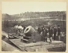 Mortar Dictator, in Front of Petersburg, October 1864. Creator: David Knox