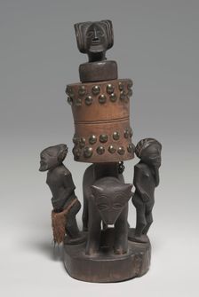 Mortar, late 1800s. Creator: Unknown