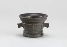 Mortar with Foliage and Acanthus Leaves, early 16th century. Creator: Unknown