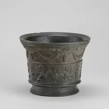Mortar with Sphinxes and Vases, early 16th century. Creator: Unknown