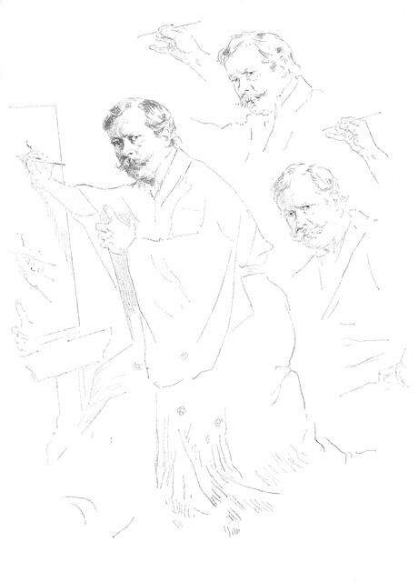 'Mortimer Menpes, Sketched by Himself', 1899. Artist: Unknown
