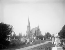 Mortuary chapel at Basingstoke Cemetery, Basingstoke, Hampshire, 1890. Artist: Henry Taunt