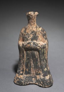 Mortuary Figure of the Zodiac Sign: Tiger (Gemini), 500s. Creator: Unknown