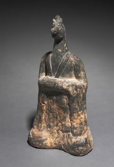 Mortuary Figure of the Zodiac Sign: Cock (Capricorn), 500s. Creator: Unknown