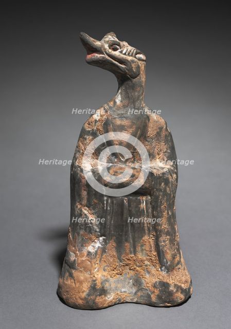 Mortuary Figure of the Zodiac Sign: Dragon (Leo), 500s. Creator: Unknown.