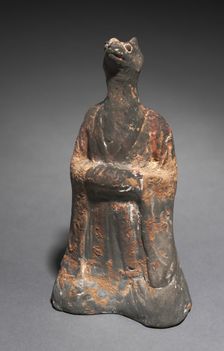 Mortuary Figure of the Zodiac Sign: Rat (Aries), 500s. Creator: Unknown