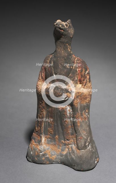 Mortuary Figure of the Zodiac Sign: Rat (Aries), 500s. Creator: Unknown.