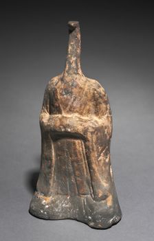 Mortuary Figure of the Zodiac Sign: Serpent (Virgo), 500s. Creator: Unknown
