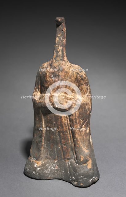 Mortuary Figure of the Zodiac Sign: Serpent (Virgo), 500s. Creator: Unknown.