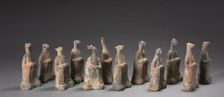Mortuary Figures of the Zodiac Signs, 500s. Creator: Unknown