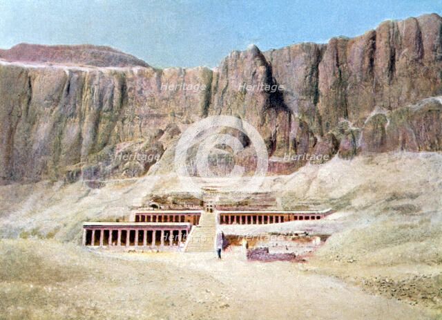 Mortuary temple of Hatshepsut, Deir el Bahari, Luxor, Egypt, 20th Century. Artist: Unknown