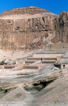 Mortuary temple of Queen Hatshepsut, Dayr al-Bahri, Egypt, c1457 BC