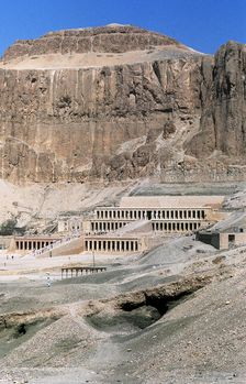 Mortuary temple of Queen Hatshepsut, Dayr al-Bahri, Egypt, c1457 BC