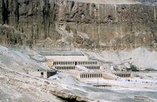 Mortuary temple of Queen Hatshepsut, Dayr al-Bahri, Egypt, c1457 BC