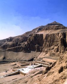 Mortuary temple of Queen Hatshepsut or Dyeser-Dyeseru located in ancient Thebes (Deir el - Bah…