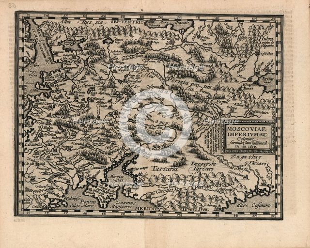 Moscoviae Imperium, 1600. Creator: Quad, Matthias (1557-1613).