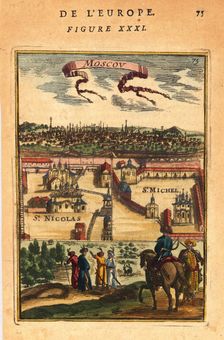 Moscow, 1683. Artist: Mallet, Alain Manesson (1630-1706)