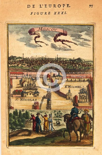 Moscow, 1683. Artist: Mallet, Alain Manesson (1630-1706)
