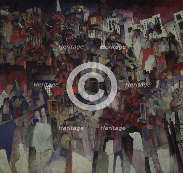 Moscow, 1913. Artist: Lentulov, Aristarkh Vasilyevich (1882-1943)