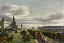 Moscow Manege and Alexander Garden, 1825